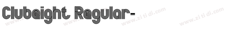 Clubeight Regular字体转换
